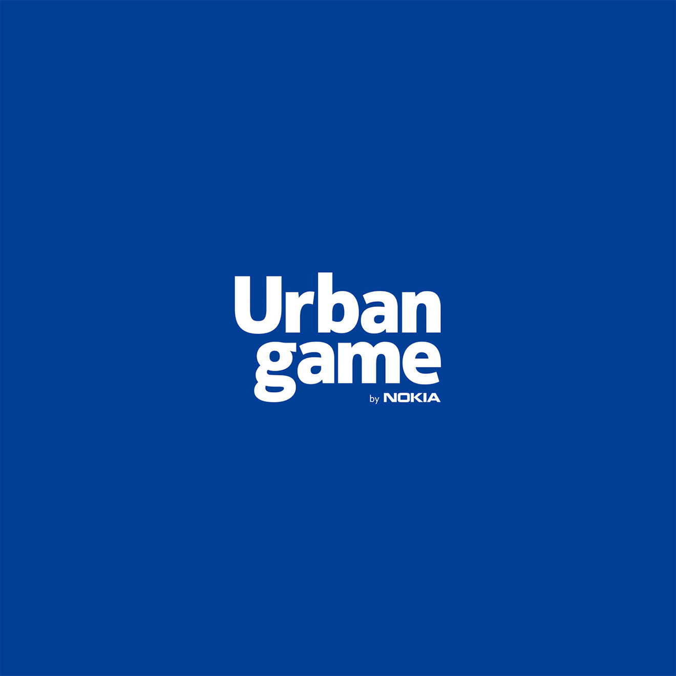 Urban Game by Nokia - Logo na Niebieskim Tle