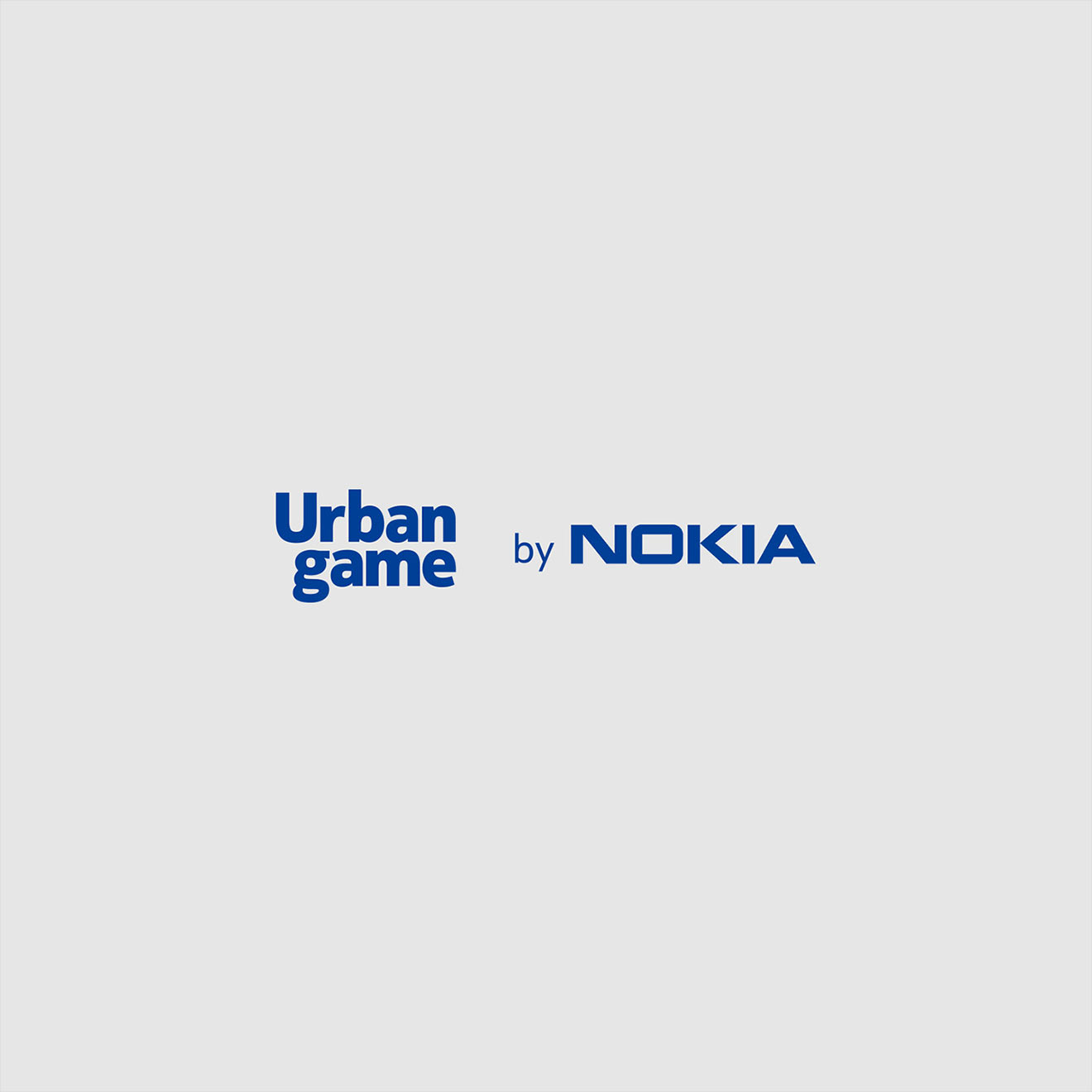 Urban Game by Nokia - Logo na Szarym Tle