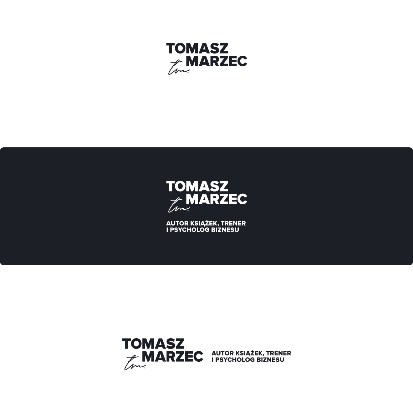Tomasz Marzec - Różne Warianty Logo