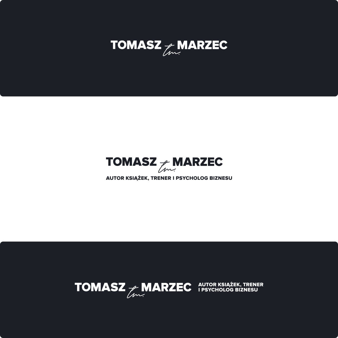 Tomasz Marzec - Różne Warianty Logo