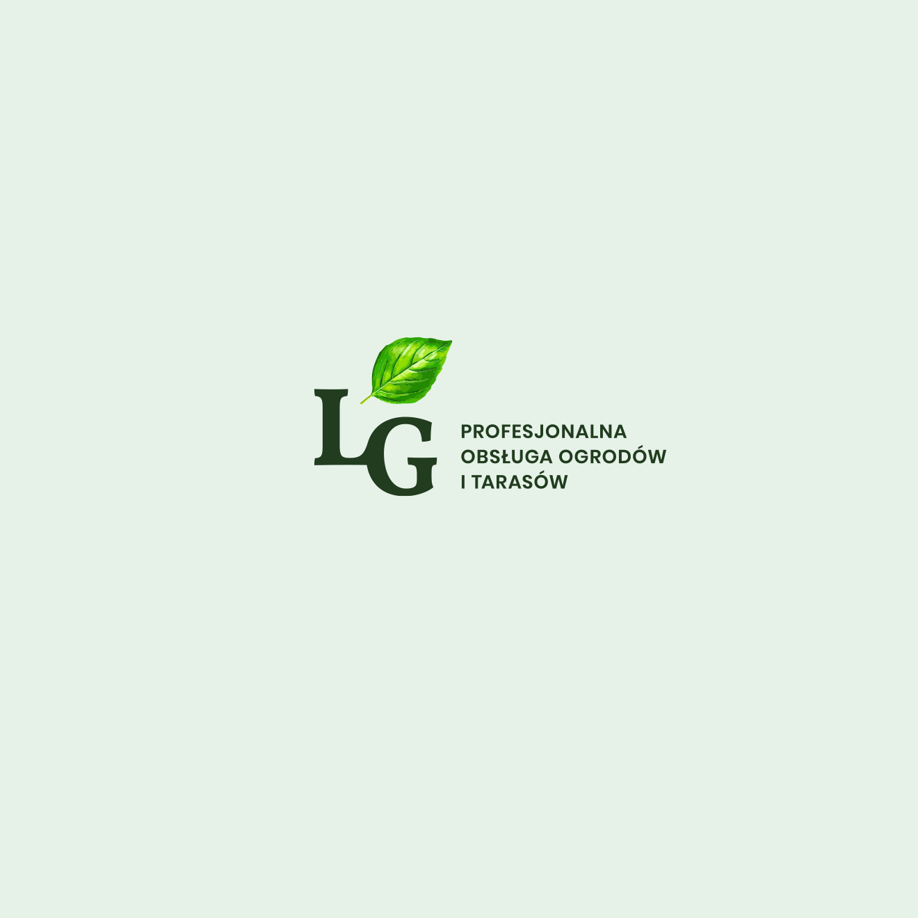 Lenart Garden - Skrócona Wersja Logo na Jasnym Tle