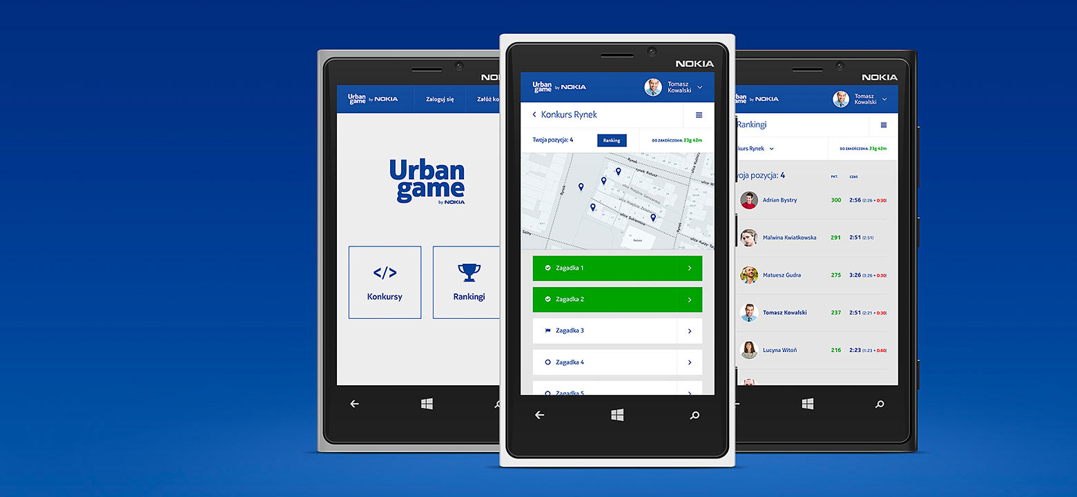 Urban Game by Nokia - Aplikacja Konkursowa
